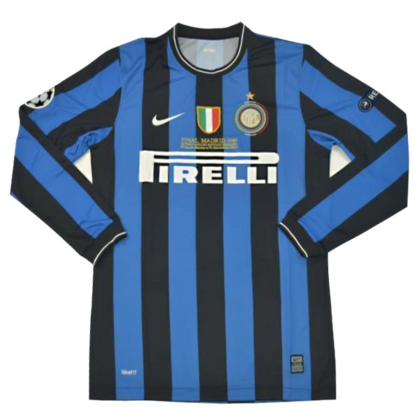 Camiseta Inter Milan 1ª ML 2010/11 Azul